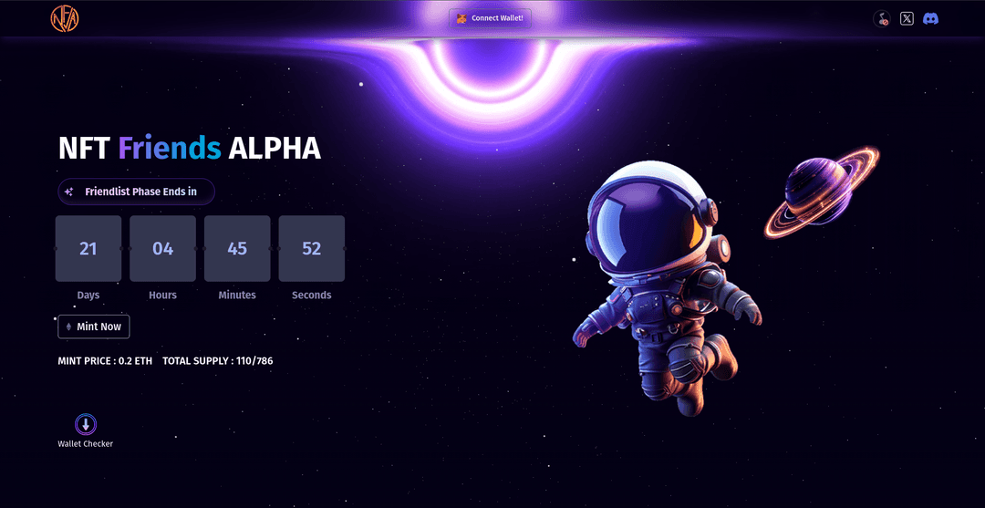 NFT minting dApp